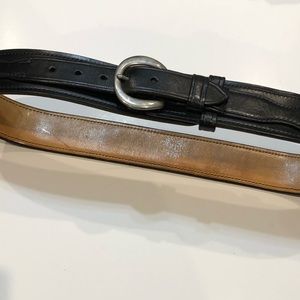 Don Hume Leather Belt 36